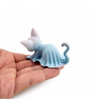 Sevimli Hayalet Kedi Dekoratif Figür Masaüstü Süsü Koleksiyonluk Dekoratif Obje