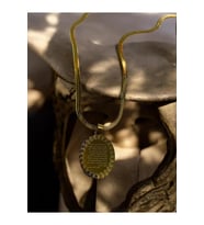 Çelik Altın Kaplama Ayetel Kürsi Dualı Kolye Italyan Ezme Zincir Gold Kolye ( 45 Cm)