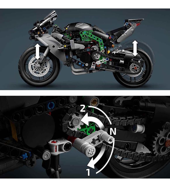 LEGO Technic Kawasaki Ninja H2R Motosiklet 42170