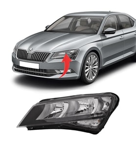 Skoda Superb Sol Far Halojen 2015-2019 3V1941015
