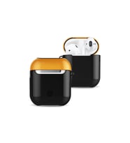 Apple Airpods 2 (2.nesil) 3in1 Kılıf - Siyah-sarı
