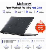 MacBook Pro 13 Simli Kılıf A1706 A1708 A1989 A2159 A2251 A2289 A2338 M1 M2 Uyumlu Parlak Sert Kılıf İnce Hafif Koruyucu Kapak Siyah