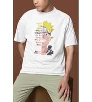 Naruto Uzumaki Baskılı Unisex Oversize Anime Karakter Tişört