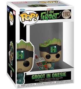Funko Pop! Marvel: I Am Groot, Groot In Onesie With Book (Krem)