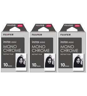 Instax mini Monochrome Siyah-Beyaz 10x3 Film Seti