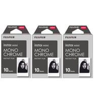 Instax mini Monochrome Siyah-Beyaz 10x3 Film Seti
