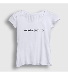 Presmono Kadın Beyaz Waystar Royco Dizi Succession T-Shirt 500358tt (Beyaz)