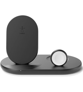 Belkin WIZ001VFBK Siyah 3in1 Kablosuz Şarj Aleti Teşhir