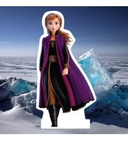 Ayaklı pano Anna Karekterli Ayaklı Pano 50 cm (frozen) Masa üstü Doğum Günü Süsü