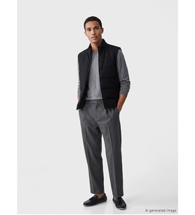 LCW Vision Siyah Slim Fit Dik Yaka Erkek Şişme Yelek