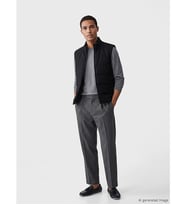 LCW Vision Siyah Slim Fit Dik Yaka Erkek Şişme Yelek