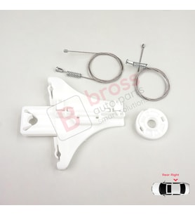 VW Passat B5 B5.5 3B 3BG Skoda Superb MK1 3U 3B5839462 İçin Sağ Arka Cam Kriko Tamir Seti