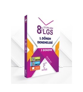 Karekök Yayınları 2025-2026 Müfredat 8. SINIF LGS 1. DÖNEM DENEMELERİ (Çok Renkli)