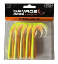 Savage Gear LB Sandeel Curltail 7 cm 2 gr Silikon Yem Lemon Back