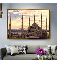 Altın Çerçeveli dekoratif tablo a1250 (Gold)