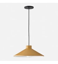 Rsylight Retro Metal Dekotatif Rustik Sarı Tekli Sarkıt Avize Çap:35 cm