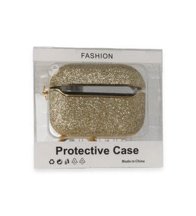 Newface Apple Airpods 3 (3.nesil) Spell Simli Kılıf - Gold