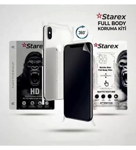 Infinix HOTE 70 PRO Uyumlu NANO Ekran Koruyucu HD HAYALET - Full Arka Kaplama 360 Koruma STAREX