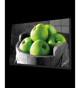 Meyveler Cam Tablo 4mm Dayanıklı Temperli Cam