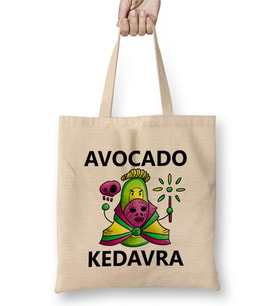 Avocado Kedavra Harry Potter 01 Bez Çanta Uzun Saplı