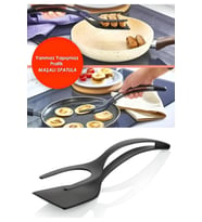 1 Adet Pratik Yanmaz Yapışmaz Teflon Maşalı Spatula- 220 Dereceye Dayanıklı Teflon Servis Set