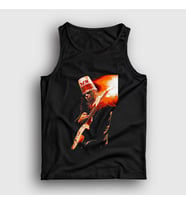 Presmono Unisex Siyah Fire Guitar Buckethead Atlet 456388tt