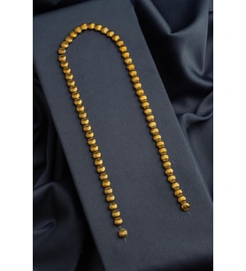Hematit Doğal Taş Parlak Gold Deniz Tarağı Kesim 5x3mm Dizi [AA]