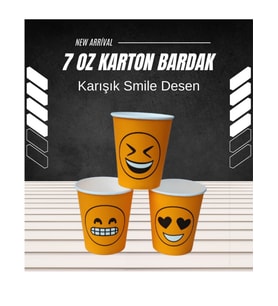 7 OZ Karton Bardak 100 adet Maycup