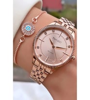 Ferrucci (Rosegold) Çelik Jübile Kordon Sade Şık Kadın Kol Saati