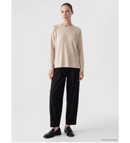 LCW Comfort Bej Bisiklet Yaka Kadın Sweatshirt