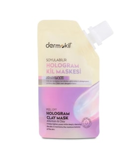 DERMOKİL SOYULABİLİR HOLOGRAM KİL MASKESİ 50 ML