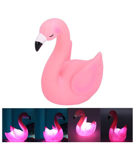 LED Işıklı Flamingo Masa Lambası