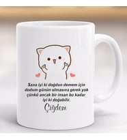 Kişiye Özel Kupa Bardak Doğum Günü Hediyelik-