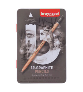 Bruynzeel Expression Graphite 12'li Dereceli Kalem Seti 