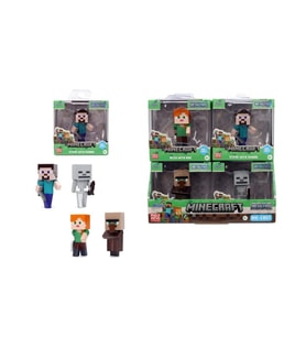 9385138300W04 Minecraft Figures 2 5 Wave 4Die-Cast Pop-Culture Collectible(,.)