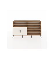 Arges Konsol 7 Raflı 2 Kapaklı 176x30x99 Çam-Aytaşı/Çam