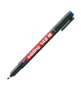 EDDİNG 142M ASETAT KALEMİ 1mm MAVİ