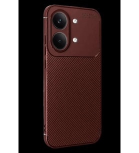 Poco X8 Pro Max Auto Focus Karbon Kapak - Bordo
