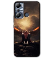 İnfinix Hot 20i Kılıf HD Desen Baskılı Kılıf - Wings of Power