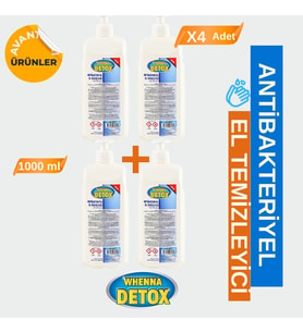 Antibakteriyel El Temizleyici 1000ml 4 Adet