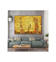 Kanvas Tablo Ressam Gustav Klimt Hayat Ağacı Kanvas Tablo Art00120 50 X 70