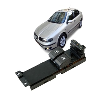 Seat Leon - Toledo Sol Ön Çiftli Cam Anahtar Düğmesi 1998-2005