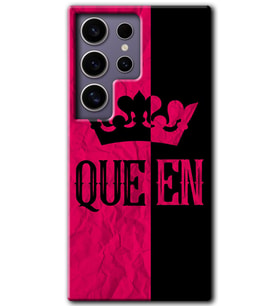 Galaxy S24 Ultra Kılıf HD Desen Baskılı Kılıf - Queen