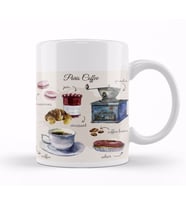 Paris Coffee Kupa Bardak Porselen