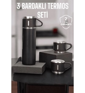 500 ml Kapasiteli Taşınabilir Basınçlı Termos Seti Günlük Kullanım için İdeal