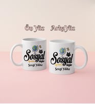 Sosyal Bilgiler Öğretmeni Kupa Bardak Kişiye Özel