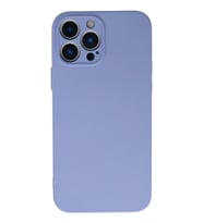 iPhone 13 Pro Max Kılıf Nano içi Kadife Silikon - Lila