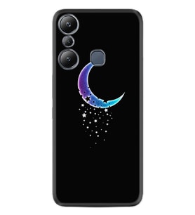 Infınix Hot 20i Kılıf Resimli Desenli Silikon Platinium Series Moon Star 1851