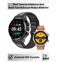 Xiaomi&Huawei&Samsung Uyumlu Amoled Ekran Smart Watch Spor Mod&Sesli Yanıt&Müzik Kontrol