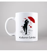 Sevgili ( Kalbimin Sahibi ) Tasarımlı Kupa Kişiye Özel